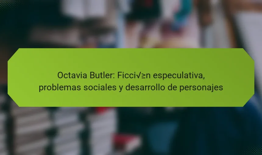 Octavia Butler: Ficción especulativa, problemas sociales y desarrollo de personajes